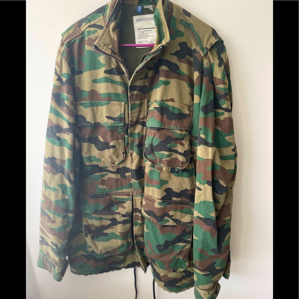 H&M camo jacket worn once